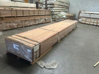 Ca. 112x Bankirai regels, 44x68mm, lengte 400cm